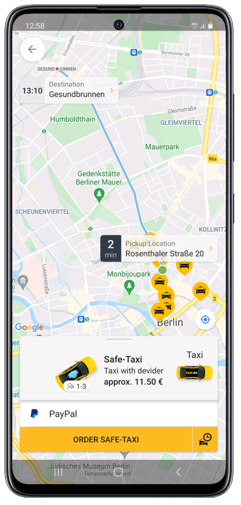 Taxi.eu - The Taxi App For Europe